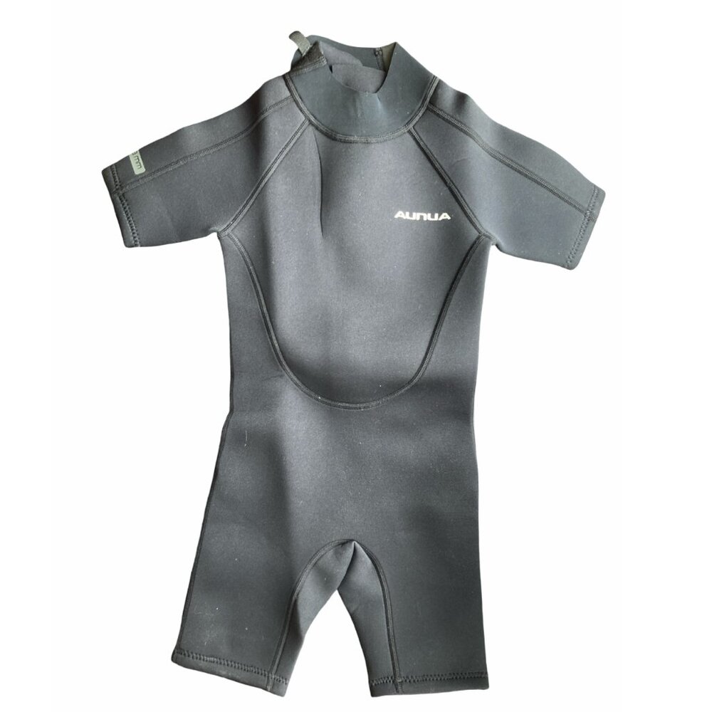 Aunua Kids Wetsuit for Size 4 Boys Girls, 3mm Shorty Wetsuit Cottagecore Beach